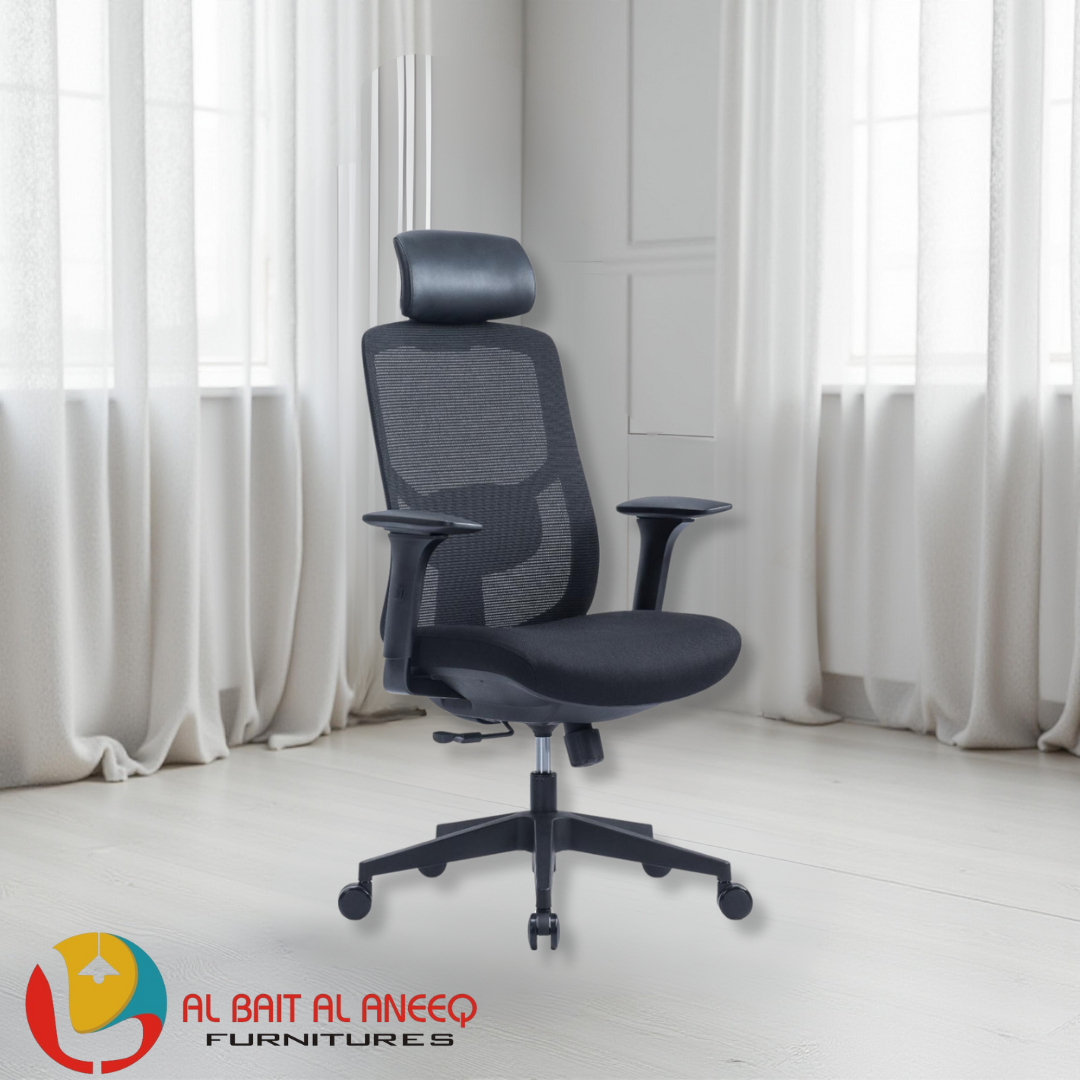 High Back Mesh Chair with Black Frame
