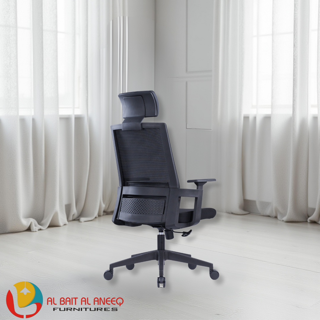 Mesh Office Chair with Headrest and Lumbar Support