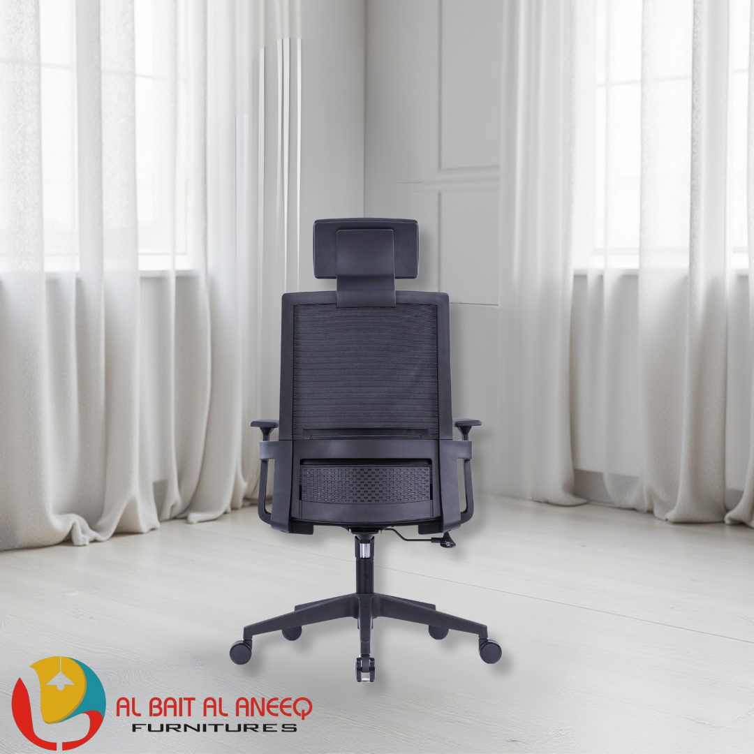 Mesh Office Chair with Headrest and Lumbar Support