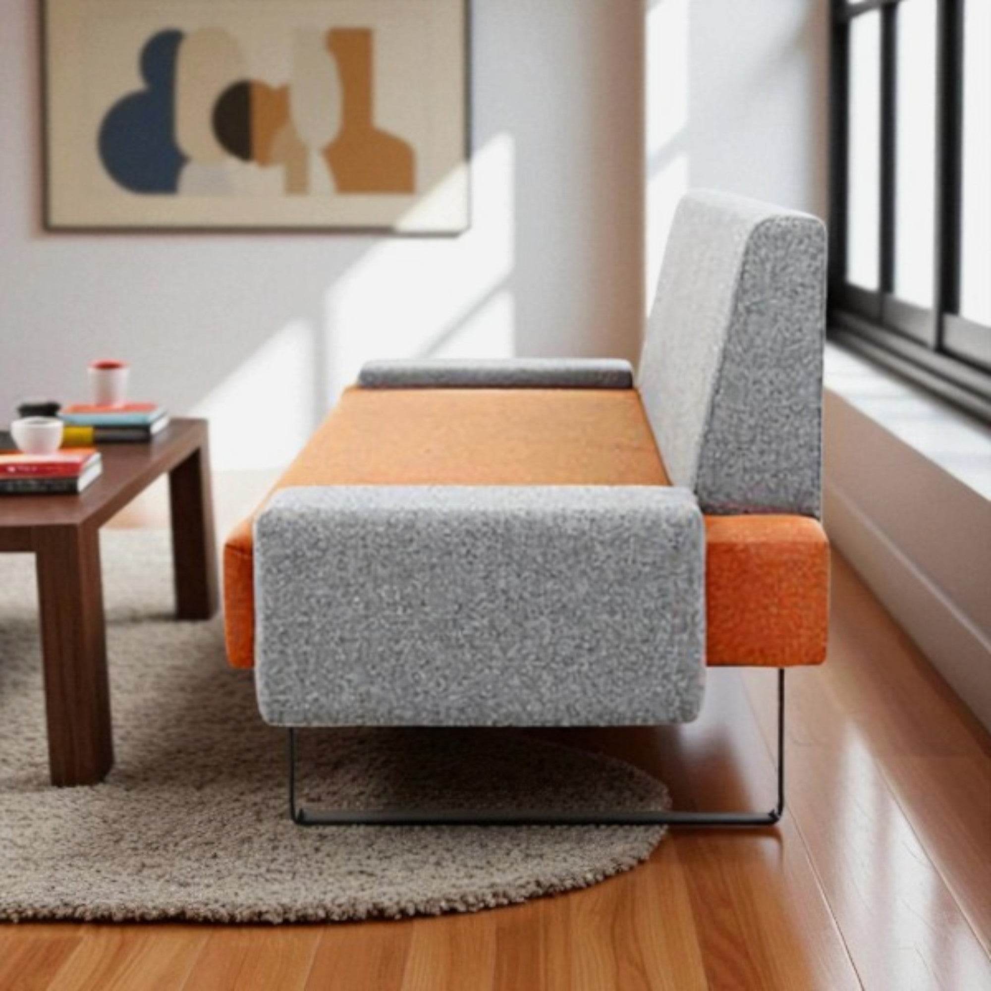 Vista Visitor Sofa – Modern Office Reception Seating Solution