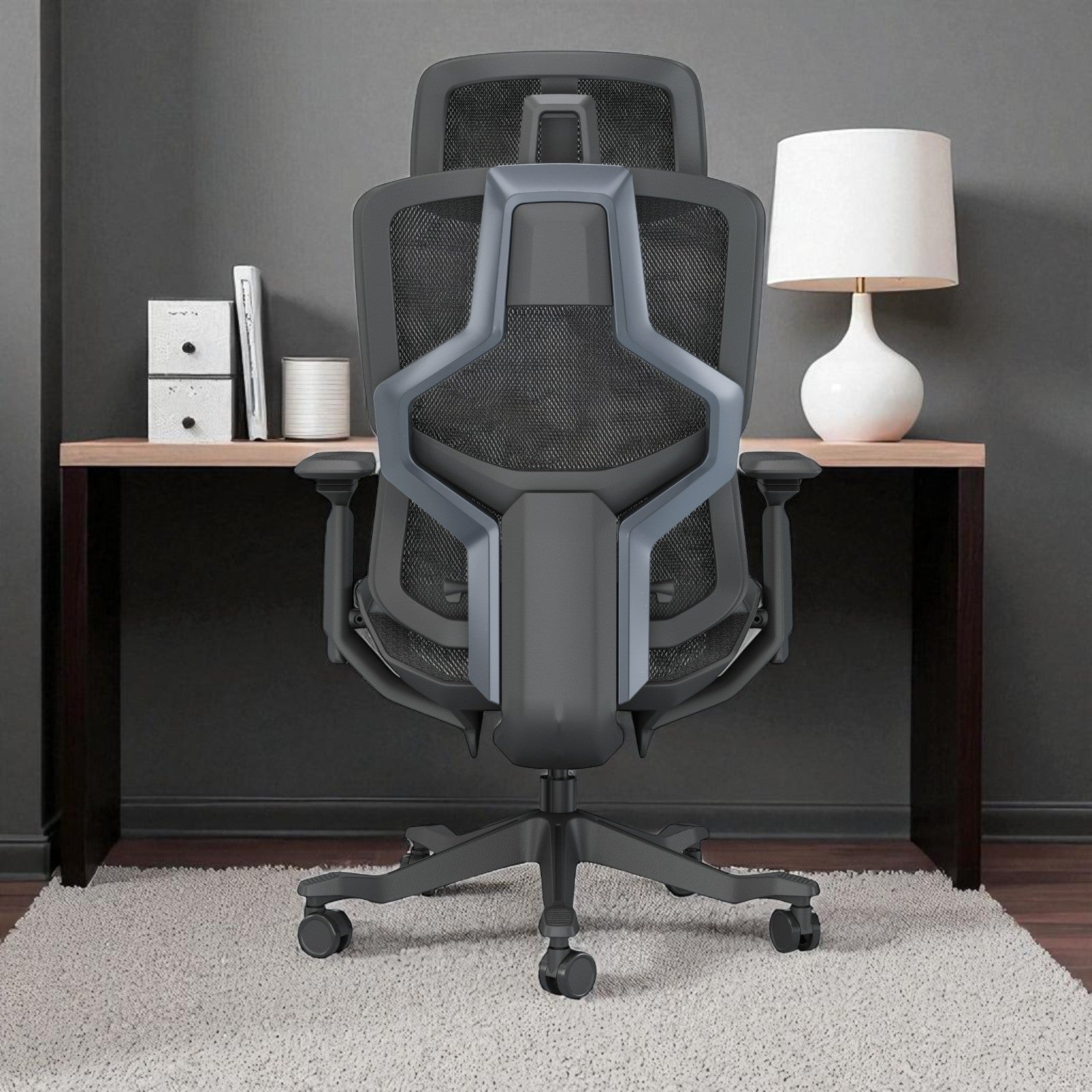 Executive Mesh High Back Chair – Black Frame