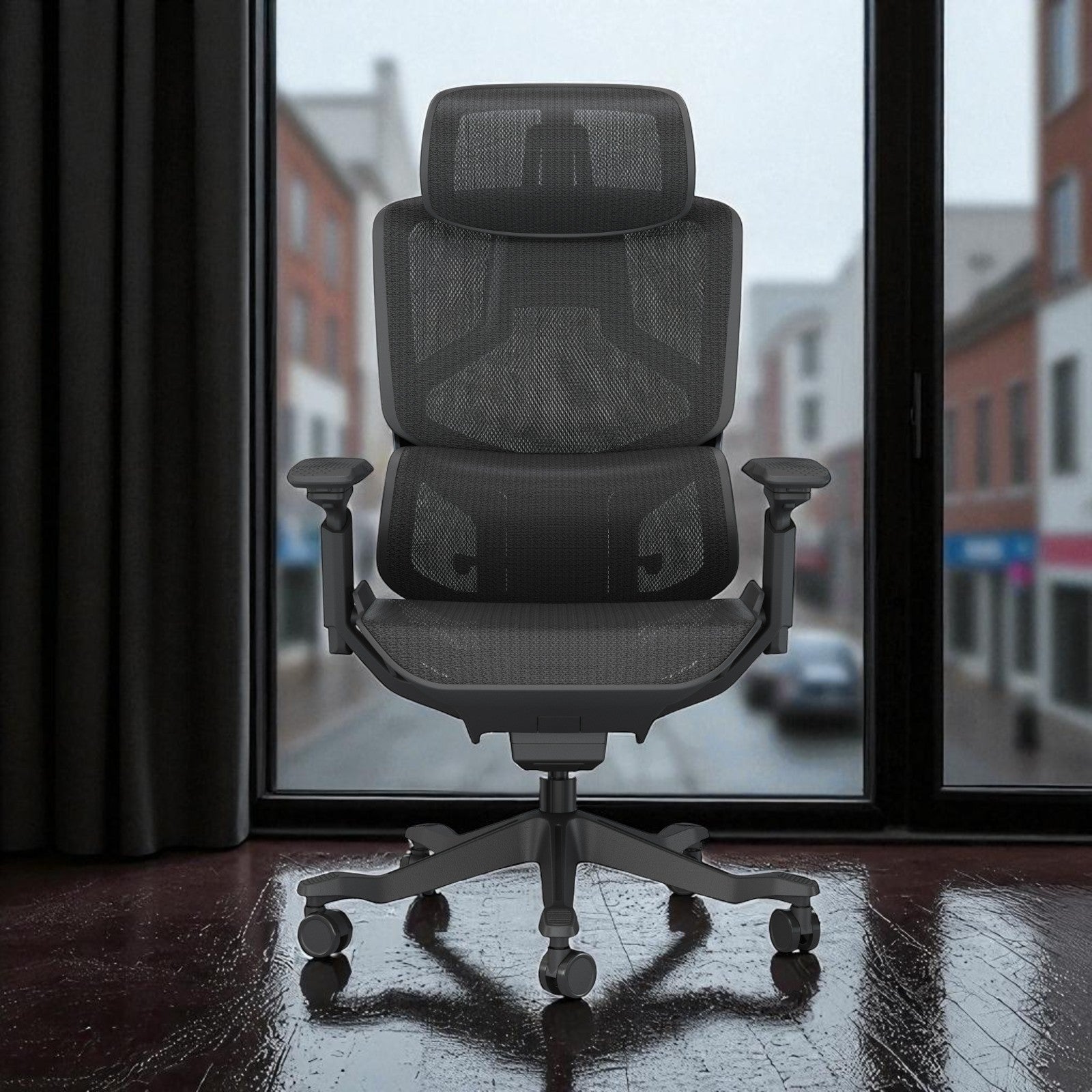 Executive Mesh High Back Chair – Black Frame