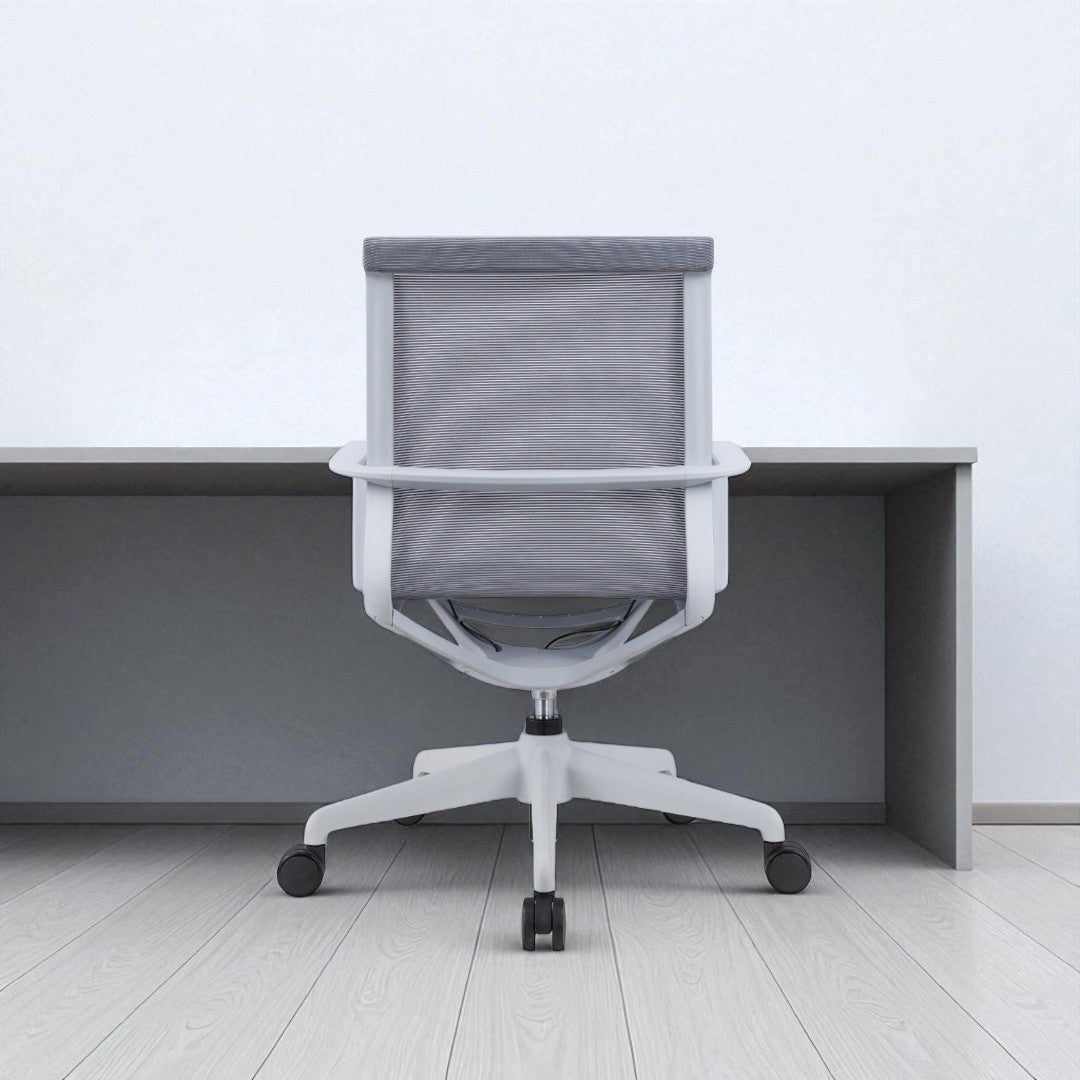Durable Medium Back Office Chair with Adjustable Height