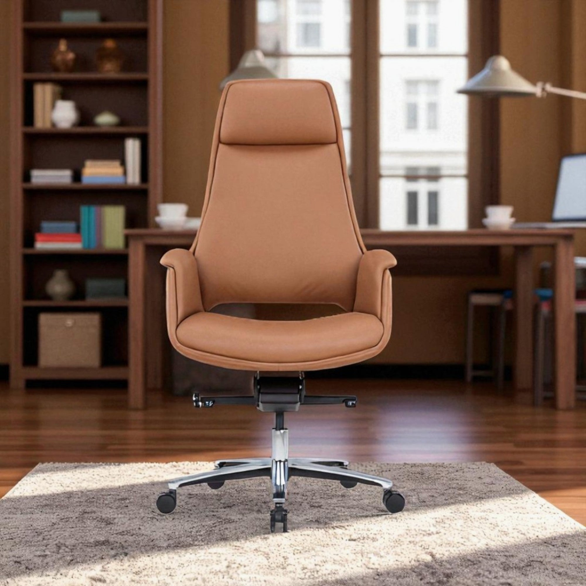 Modern Executive Cantilever Chair – High Back Office Chair for Boardrooms & Workspaces