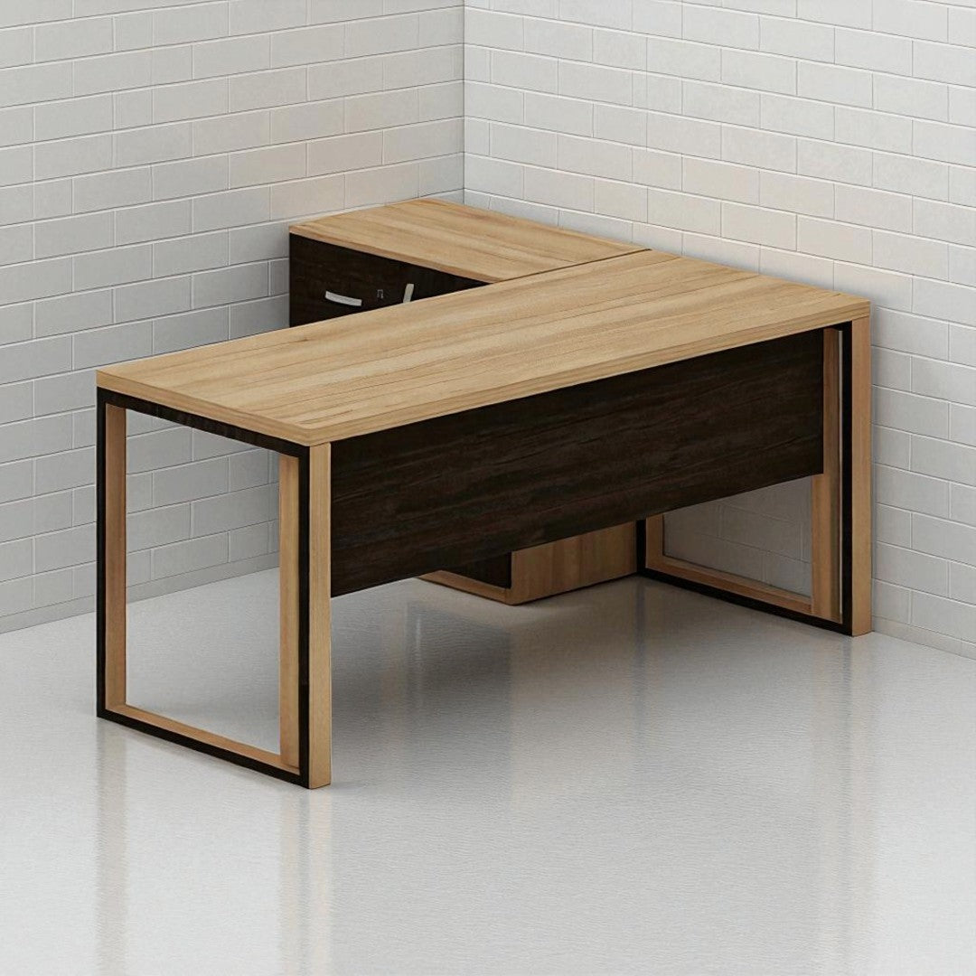 Executive Desk with an attached Side Return