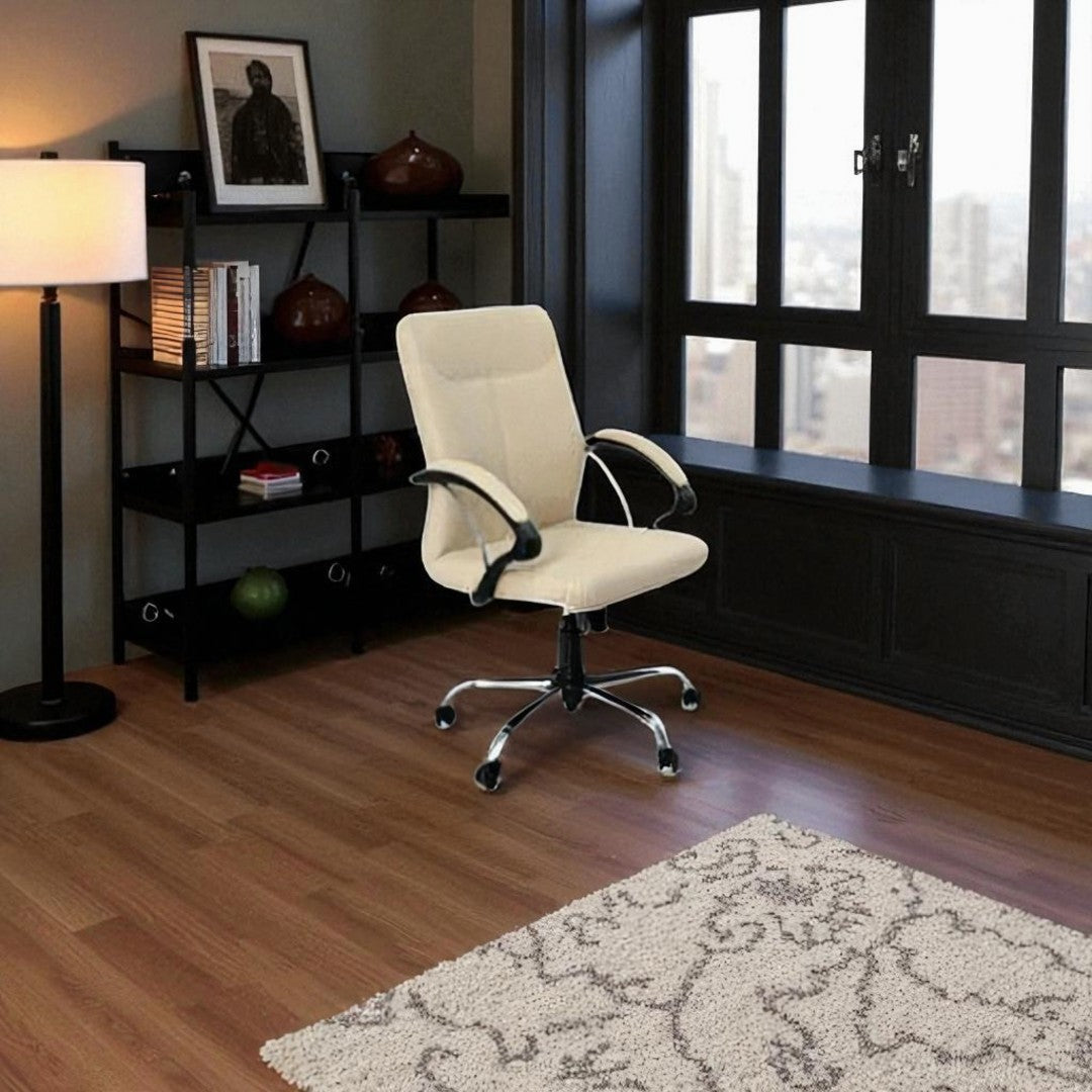 High Back Leather Executive Chair – Ergonomic Office Seating for Professionals