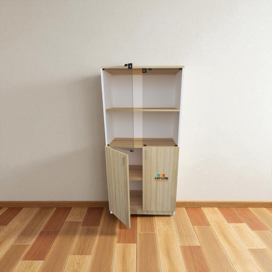 Wooden Office Cabinets with 2 Lockable Doors